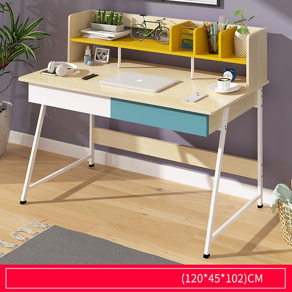 Amazon | 2つの引き出し付きコンピュータデスク、47インチのシンプルな